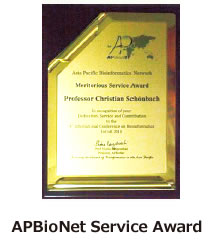 APBioNet Service Award